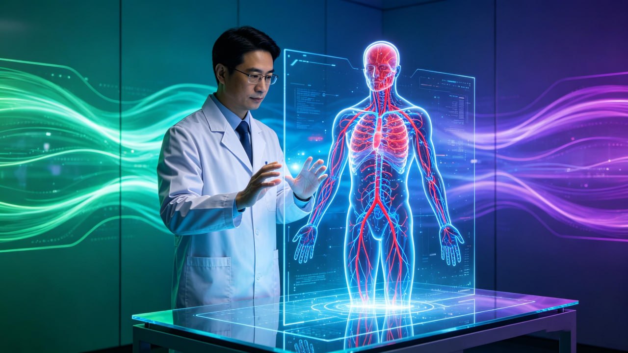 醫師運用數位人體模型探索 3D 智慧醫療應用